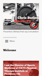 Mobile Screenshot of chrisbutlersportspt.com